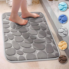 Soft Memory Foam Bath Mat Non Slip Washable Bathroom Floor Mat