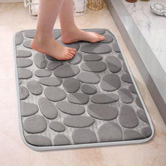 Soft Memory Foam Bath Mat Non Slip Washable Bathroom Floor Mat