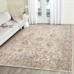 Persian Anti-fatigue Kitchen Rug Vintage Area Rug Soft Faux Sheepskin Mat