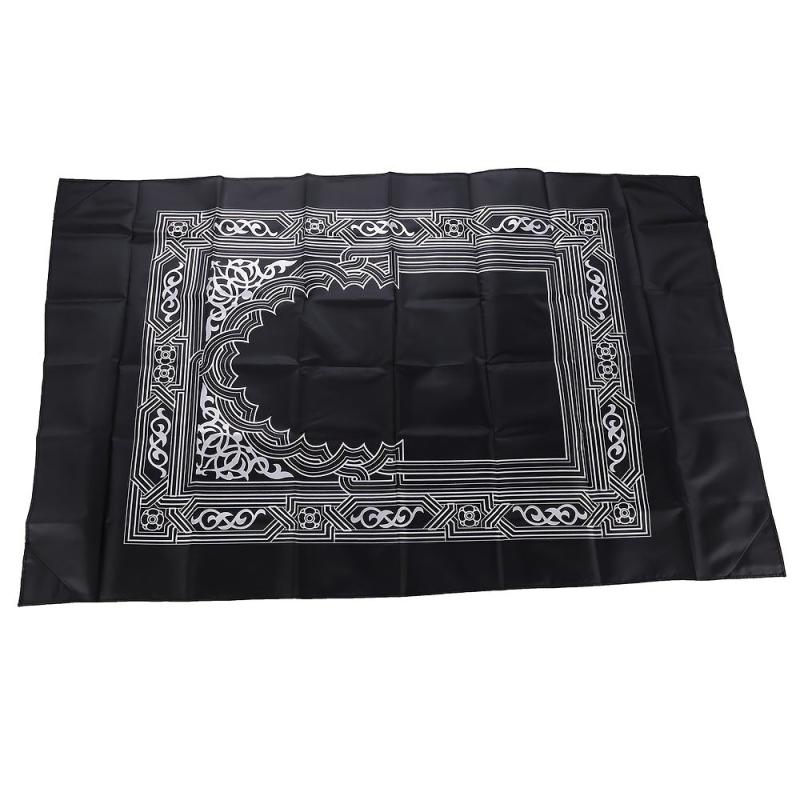 1pc Muslim Prayer Mat Portable Outdoor Home Camping Compass Carpet