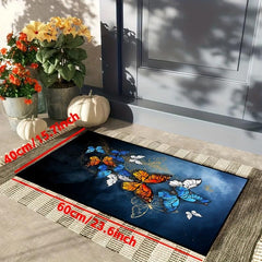 Colorful Butterfly Doormat Non slip Entrance Mat