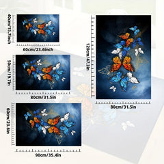 Colorful Butterfly Doormat Non slip Entrance Mat