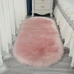 Modern Oval Rug Soft Floor Carpet For Bedroom