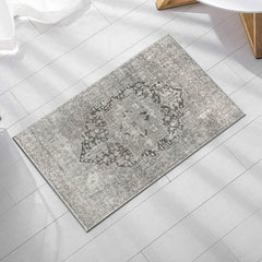 Geometric Doormat for Bohemian Living Room Non Slip Backing