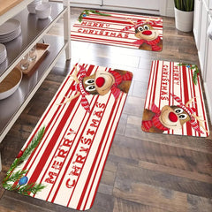 Christmas Decor Area Rug Kitchen Bedroom Living Room Floor Mat