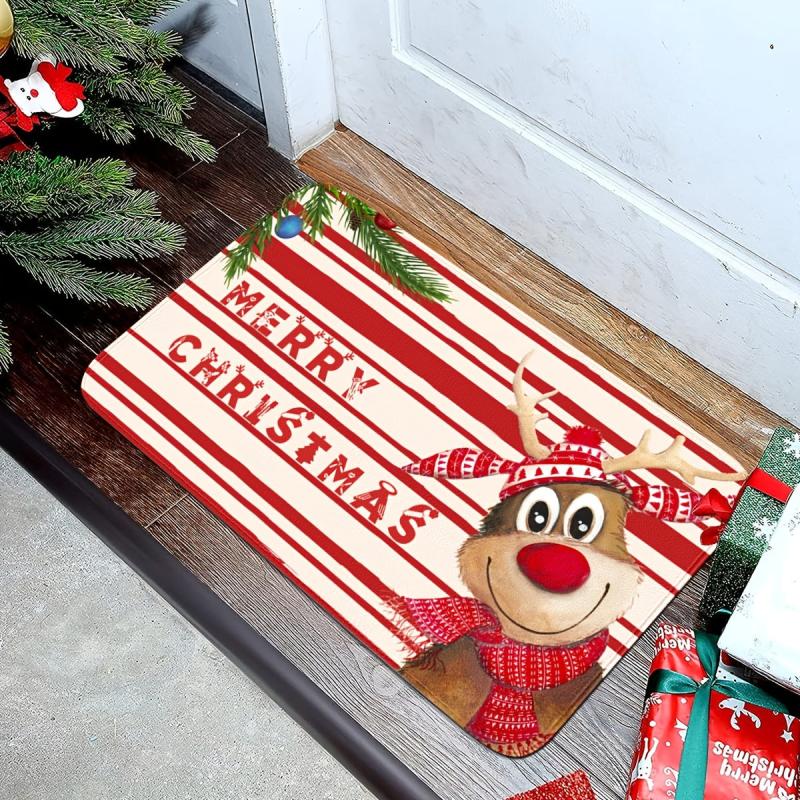 Christmas Decor Area Rug Kitchen Bedroom Living Room Floor Mat
