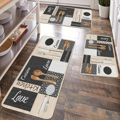 Anti-slip Water Absorbing Floor Mat for Home Kitchen, Halloween Xmas Decor