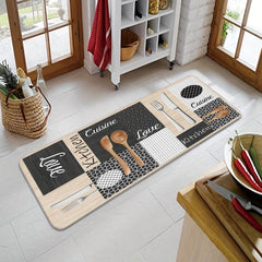 Anti-slip Water Absorbing Floor Mat for Home Kitchen, Halloween Xmas Decor