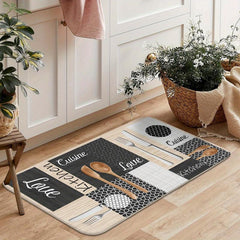 Anti-slip Water Absorbing Floor Mat for Home Kitchen, Halloween Xmas Decor