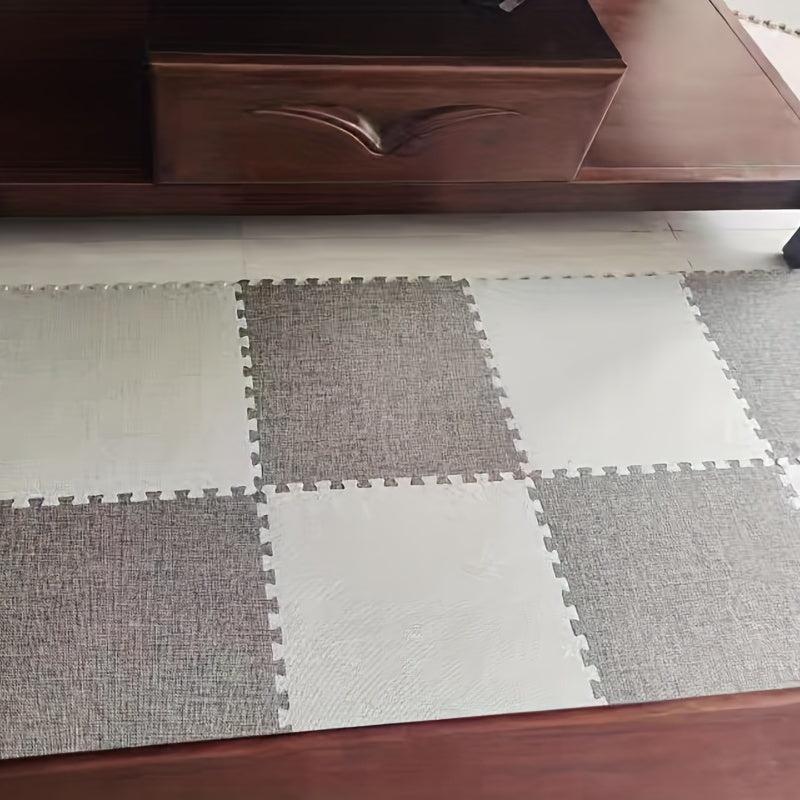 Foam Floor Mat 11.8X11.8 Square Interlocking Tiles with Border