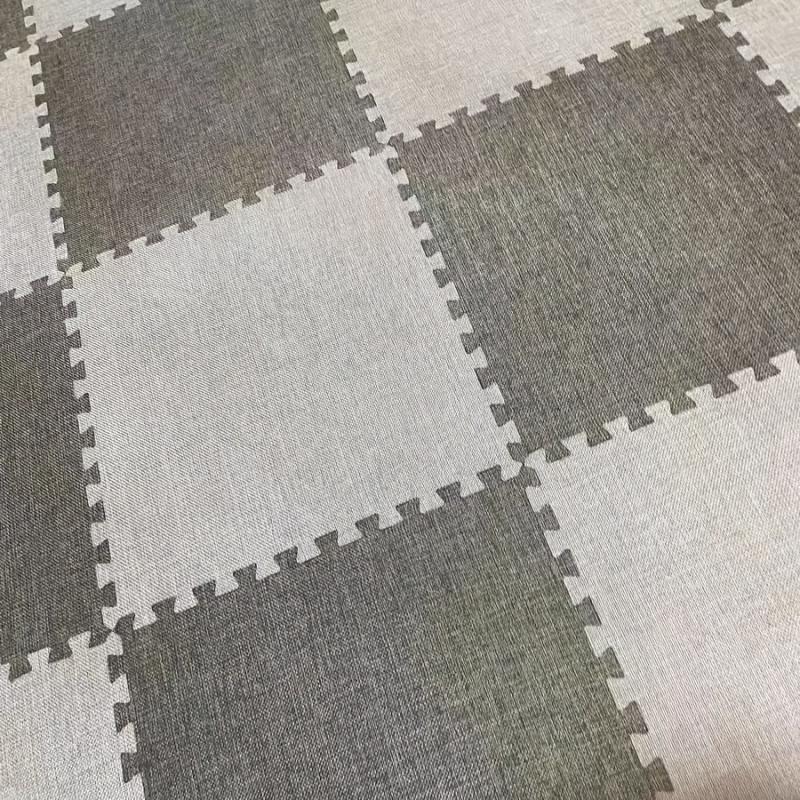 Foam Floor Mat 11.8X11.8 Square Interlocking Tiles with Border