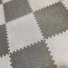 Foam Floor Mat 11.8X11.8 Square Interlocking Tiles with Border