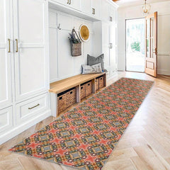 Long Oriental Hallway Rug Runner Soft Non Slip Area Rug Washable Stair Carpet