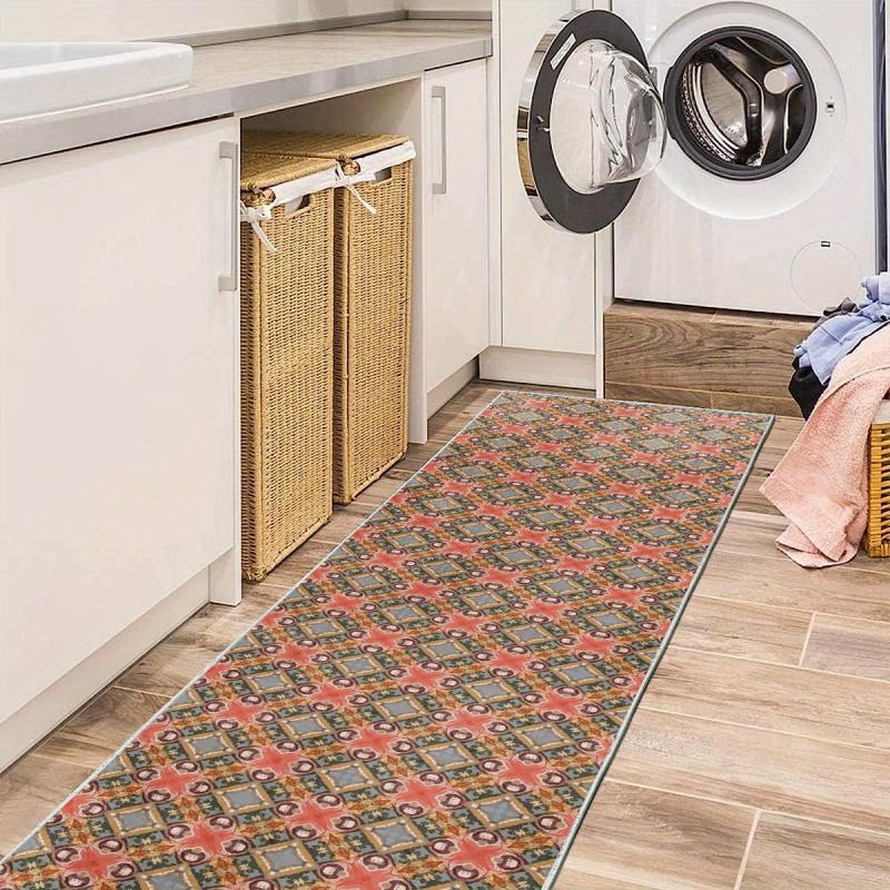 Long Oriental Hallway Rug Runner Soft Non Slip Area Rug Washable Stair Carpet