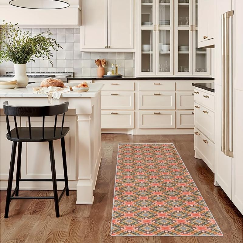 Long Oriental Hallway Rug Runner Soft Non Slip Area Rug Washable Stair Carpet