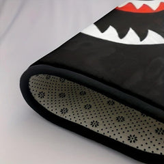 Large Camouflage Shark Face Rug 24x36 In