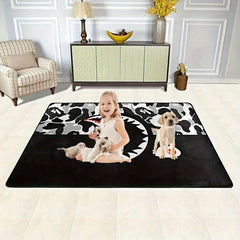 Large Camouflage Shark Face Rug 24x36 In