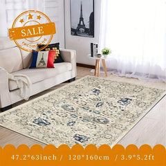 Boho Anti Fatigue Kitchen Rugs Soft Faux Sheepskin Floor Mat