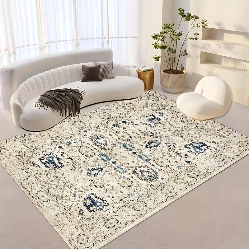 Boho Anti Fatigue Kitchen Rugs Soft Faux Sheepskin Floor Mat