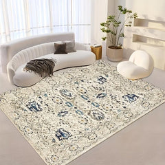 Boho Anti Fatigue Kitchen Rugs Soft Faux Sheepskin Floor Mat