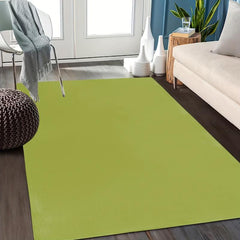 Pure Green Carpet for Home Living Room Bedroom Decorative Floor Mat