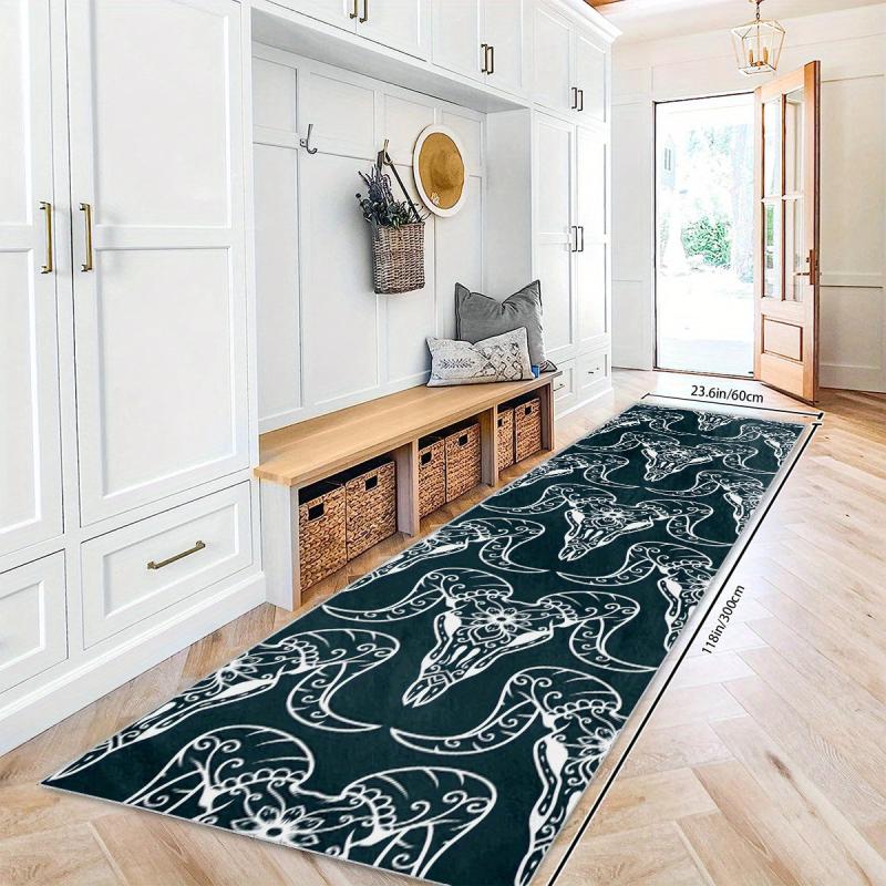 Extra Long Runner Rugs Soft Non Slip Mat for Laundry Room Hallway Kitchen