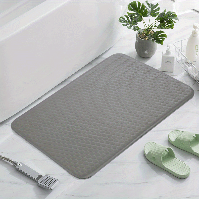 Soft Memory Foam Bath Mat Non Slip Quick Dry Machine Washable