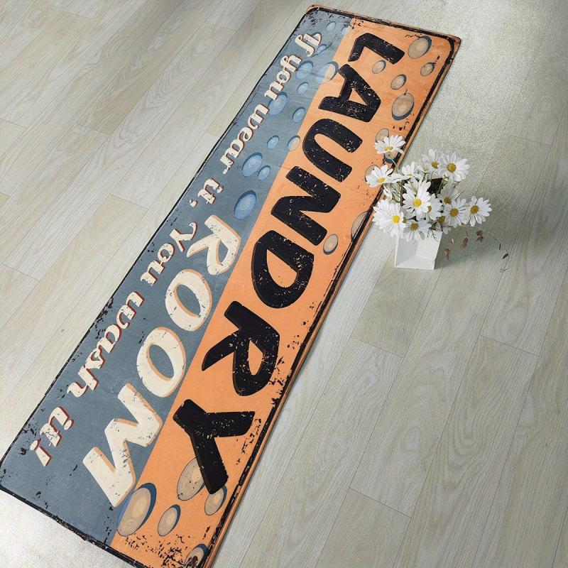 Non Slip Laundry Room Entrance Doormat Self Service Bath Mat
