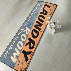 Non Slip Laundry Room Entrance Doormat Self Service Bath Mat