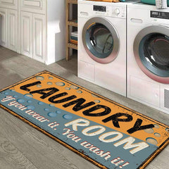 Non Slip Laundry Room Entrance Doormat Self Service Bath Mat