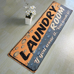 Non Slip Laundry Room Entrance Doormat Self Service Bath Mat