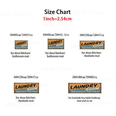 Non Slip Laundry Room Entrance Doormat Self Service Bath Mat