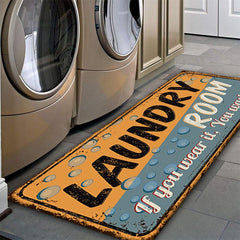 Non Slip Laundry Room Entrance Doormat Self Service Bath Mat