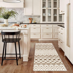 Modern Geometric 2'X10' Runner Abstract Laundry Room Rugs