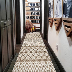 Modern Geometric 2'X10' Runner Abstract Laundry Room Rugs