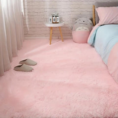 Soft 4'X6' Shaggy Area Rug Non-slip Bedroom Living Room Carpet