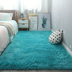Soft 4'X6' Shaggy Area Rug Non-slip Bedroom Living Room Carpet