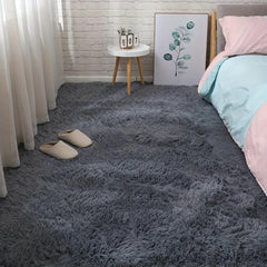 Soft 4'X6' Shaggy Area Rug Non-slip Bedroom Living Room Carpet