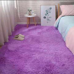 Soft 4'X6' Shaggy Area Rug Non-slip Bedroom Living Room Carpet