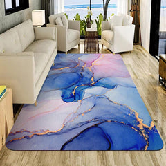 Marble Pattern Floor Mat Anti Drop Soft Carpet
