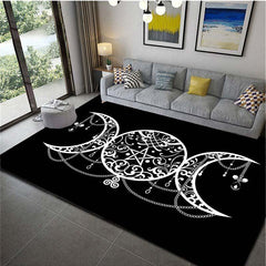 Triple Moon Goddess Door Mat Living Room Floor Rug