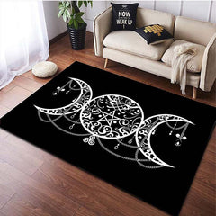 Triple Moon Goddess Door Mat Living Room Floor Rug