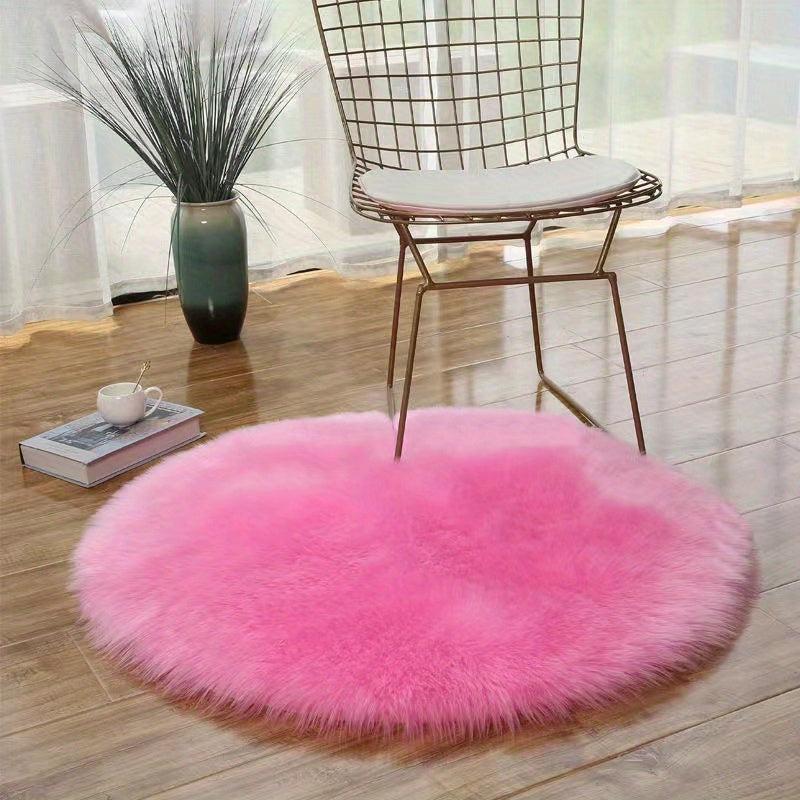 Soft Fluffy Round Carpet for Bedroom Living Room Nursery Dorm Room Kids Home Dec