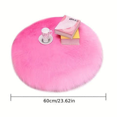 Soft Fluffy Round Carpet for Bedroom Living Room Nursery Dorm Room Kids Home Dec