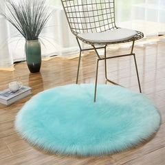 Soft Fluffy Round Carpet for Bedroom Living Room Nursery Dorm Room Kids Home Dec