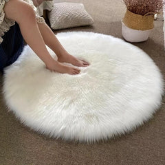 Soft Fluffy Round Carpet for Bedroom Living Room Nursery Dorm Room Kids Home Dec