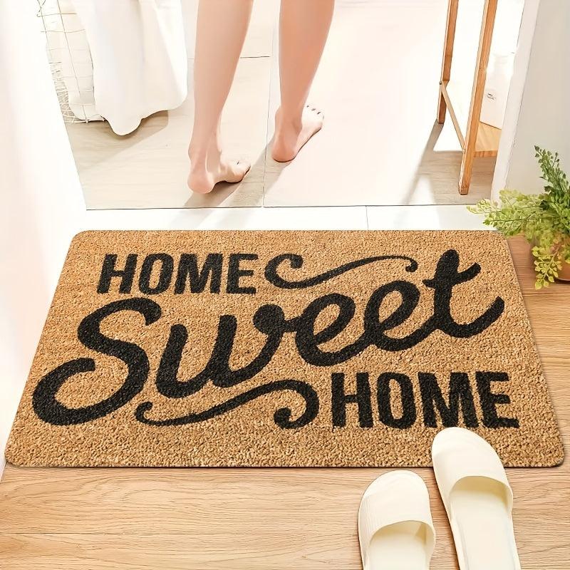 Coffee Letter Style Foot Pad Thickened Soft Bath Mat