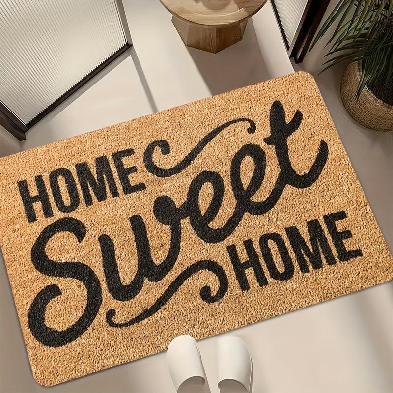 Coffee Letter Style Foot Pad Thickened Soft Bath Mat