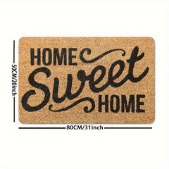 Coffee Letter Style Foot Pad Thickened Soft Bath Mat