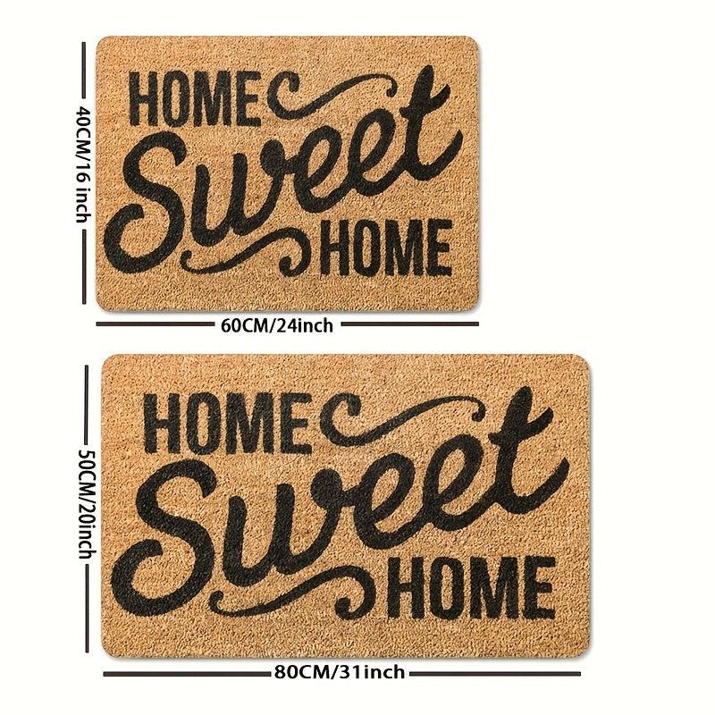Coffee Letter Style Foot Pad Thickened Soft Bath Mat
